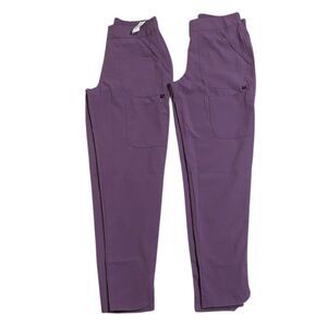 Scrubstar Lavender Bundle Pull on Stretch Cargo Scrub/Pants(Size XS)
